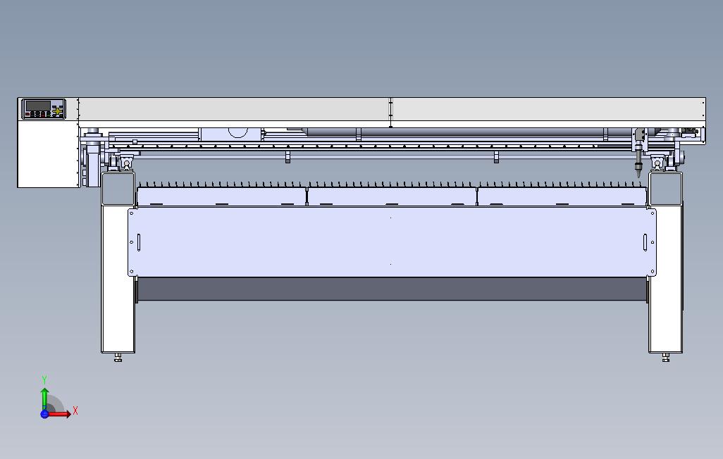 LaserCutter2000x1000100W 正面视图