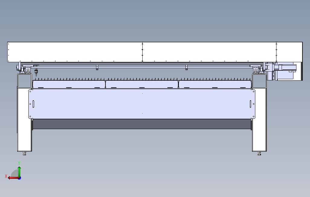 LaserCutter2000x1000100W 背面视图