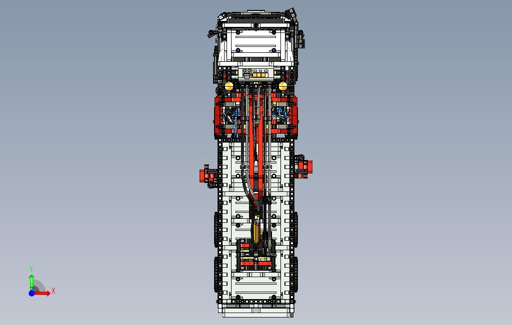 legotechnicmercedesbenzarocs42043 正面视图