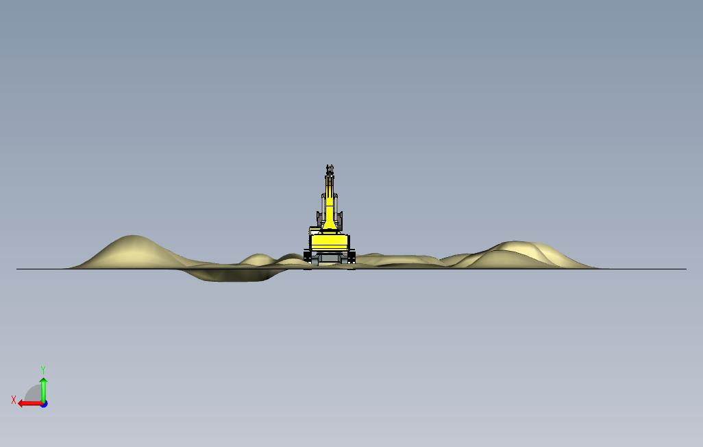Liebherr984挖掘机AutodeskInventor 背面视图