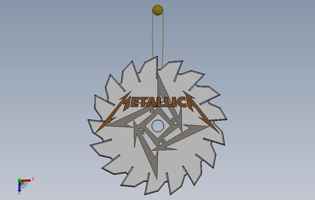 MetallicaLogo木壁挂