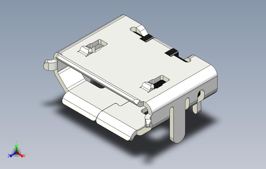 MicroUSBB女5pinSMD
