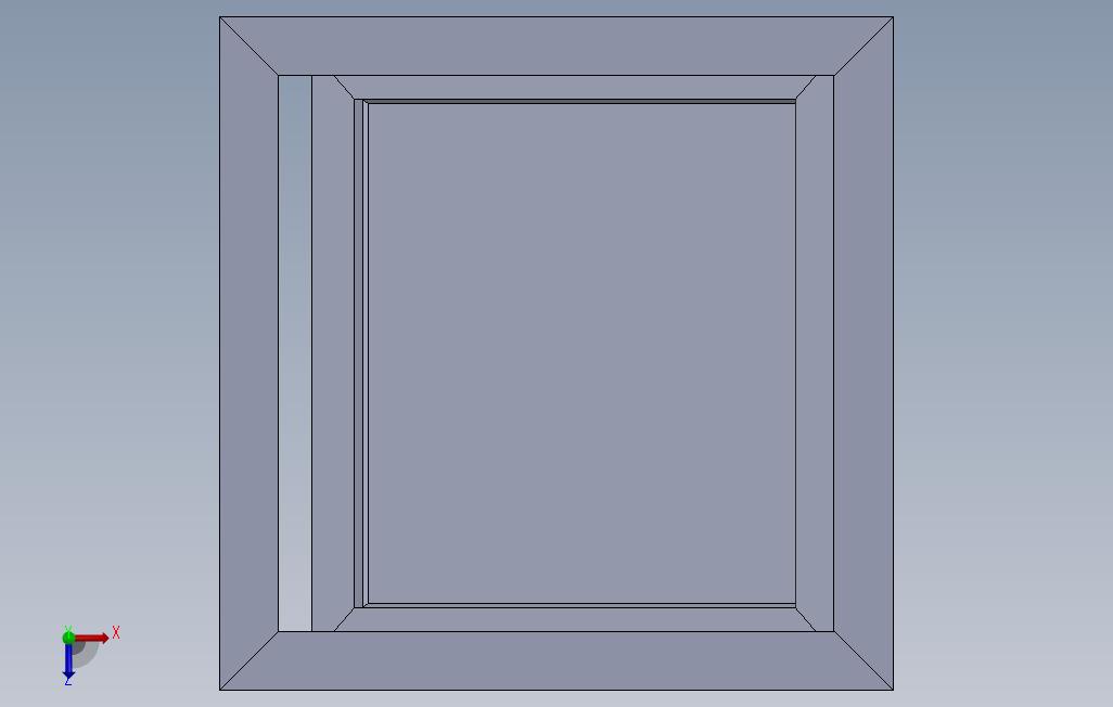 PVC窗口 俯视图