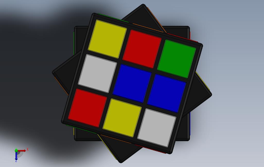 Rubik的立方体书自我_SOLIDWORKS 2014_模型图纸免费下载 – 懒石网
