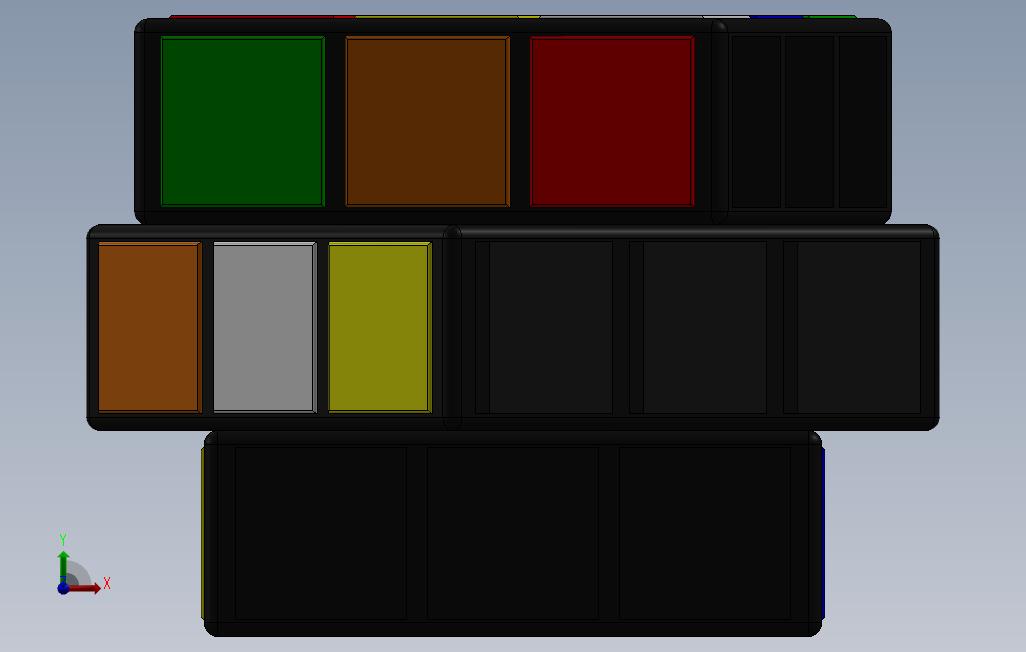 Rubik的立方体书自我_SOLIDWORKS 2014_模型图纸免费下载 – 懒石网
