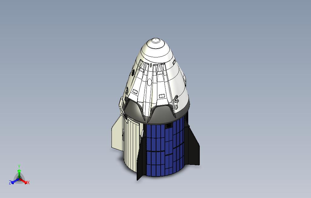SpaceX乘员舱龙_1 主视图