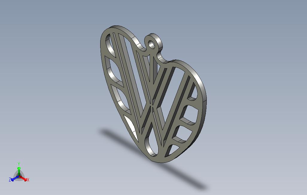 VWCarLogoKeychain