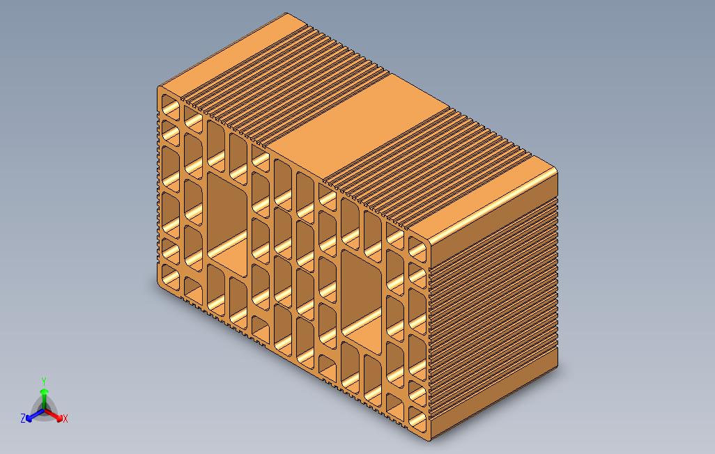 三个粘土砖模型_model