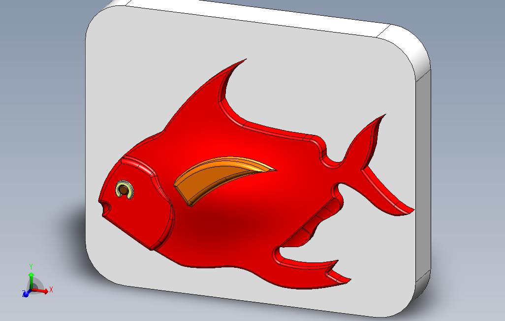 3dprintingevent鱼_fish_SOLIDWORKS 2011_模型图纸免费下载 – 懒石网
