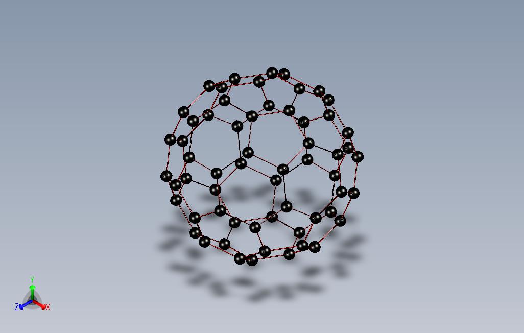 BuckyballC60分子_molecule