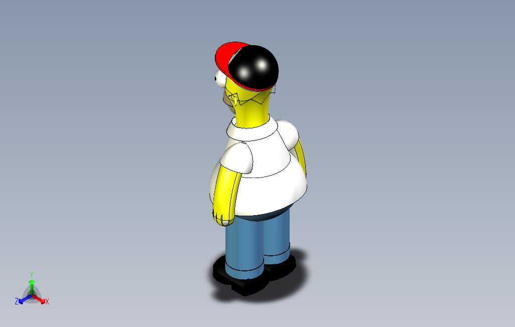 HomerSimpsongrabcad反