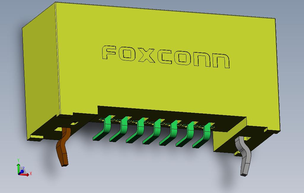 FoxconnSATA7PIN单连接器