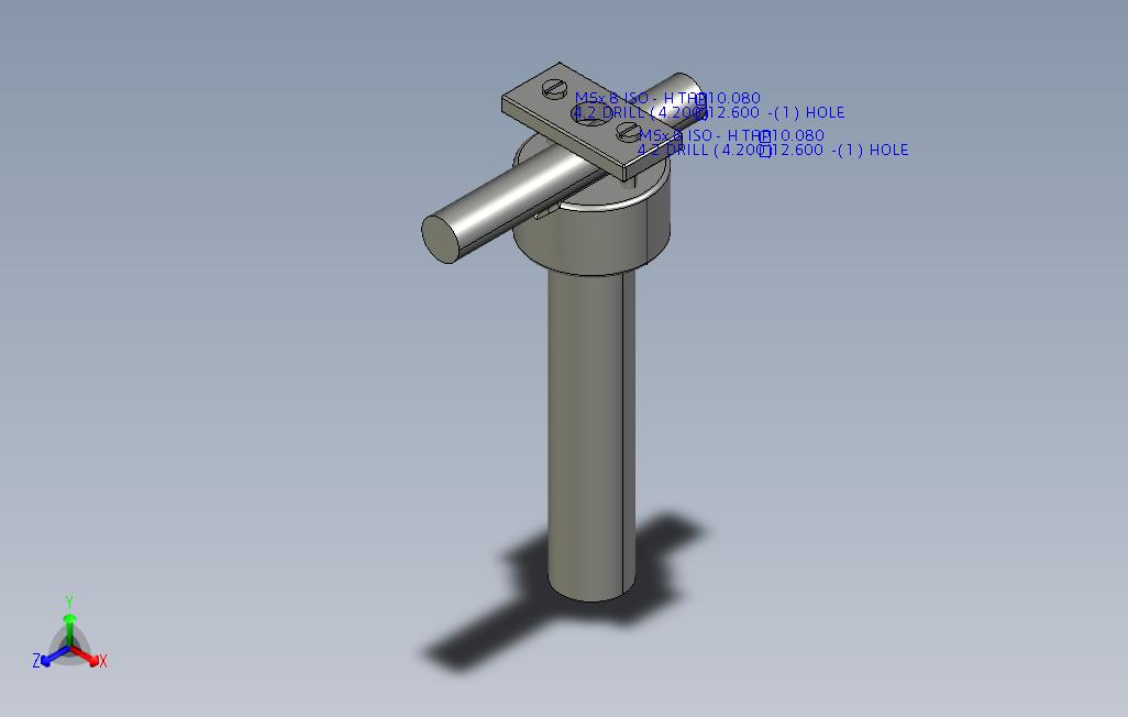 交叉钻孔工具组件