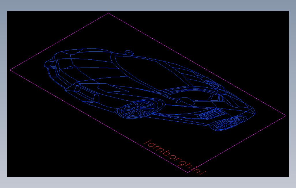 兰博基尼Car2DAutoCAD_1