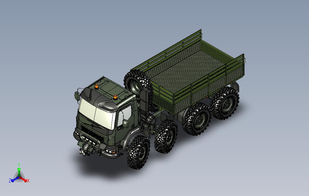 军用卡车8x8