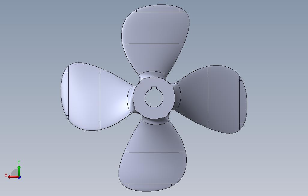 E779海洋螺旋桨 Solidworks 2014 模型图纸免费下载 懒石网