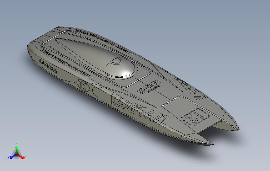 双体船离岸赛车RC型号