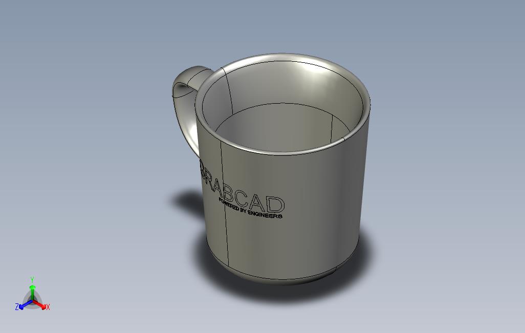 Grabcad杯子