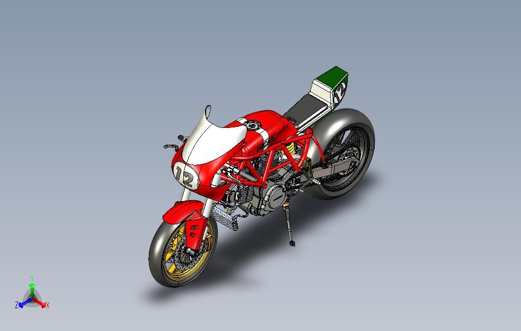 DucatiTT赛跑车套件概念复制品