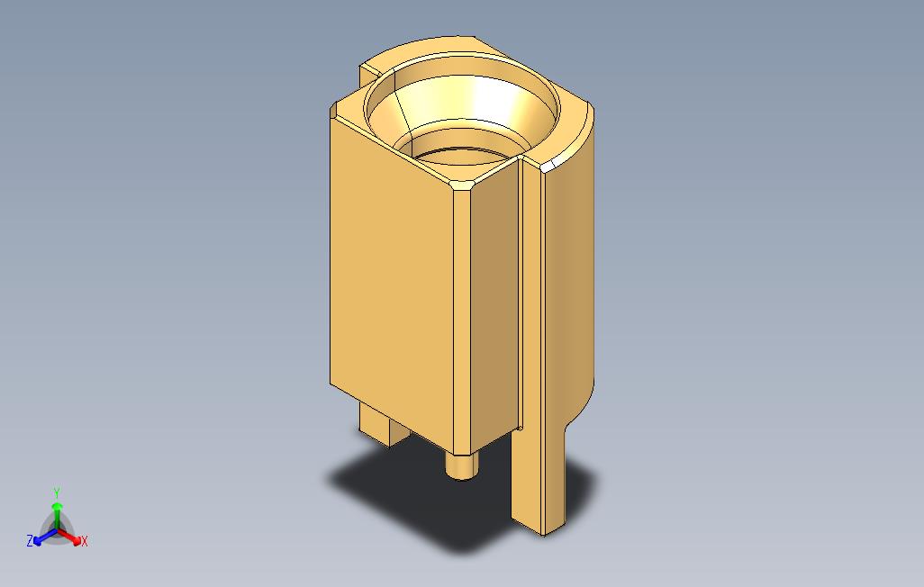 65GHz1端口边缘安装MiniSMPMSMP半刚性同轴连接器插座