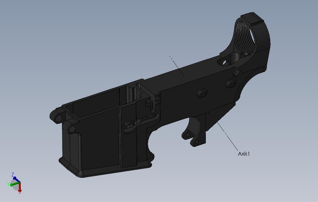 AR15CNC风格夹具