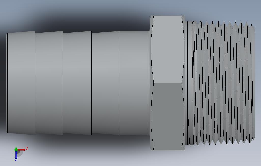 Espigo 112x 112NPT SOLIDWORKS 2018 