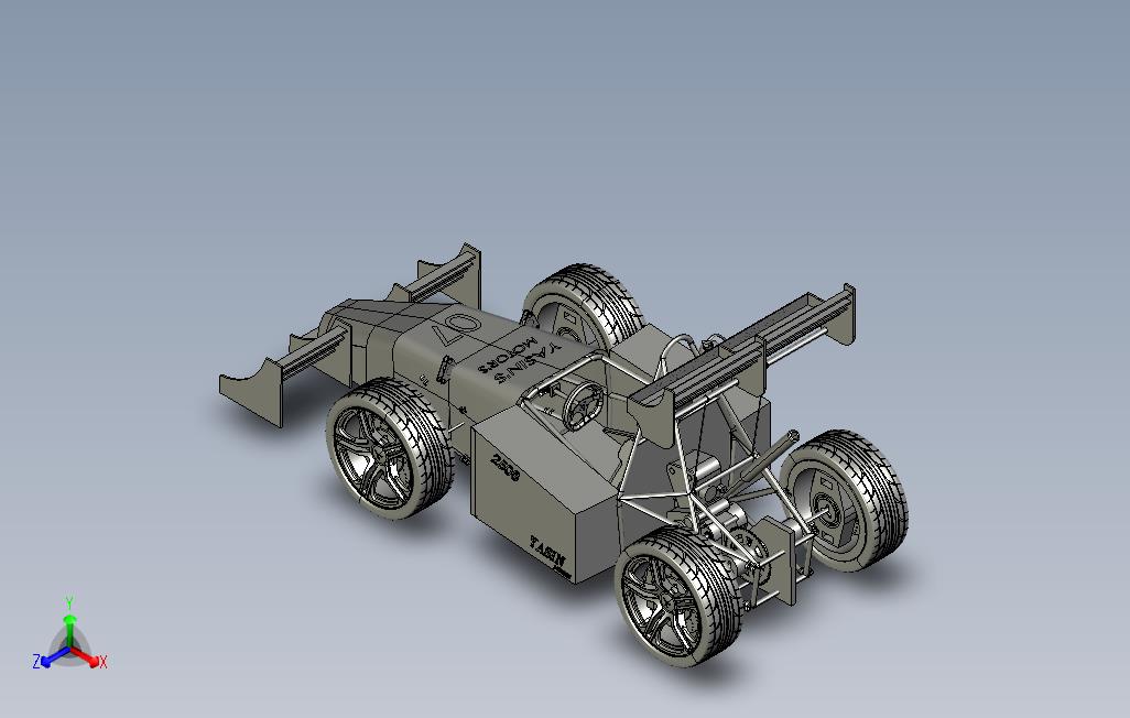 FSAE同上F1赛车
