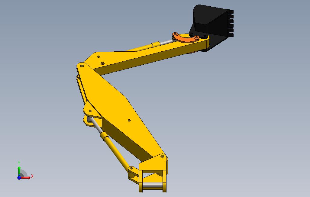 JCB反铲_4_SOLIDWORKS 2016_模型图纸免费下载 – 懒石网