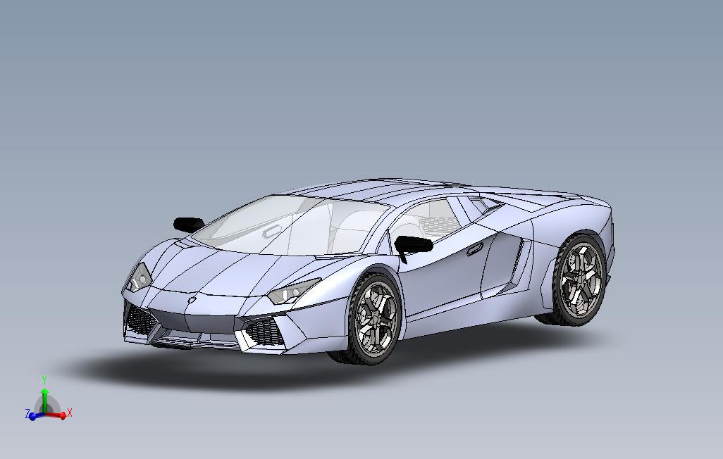 LamborghiniAventador2014在SolidWorks