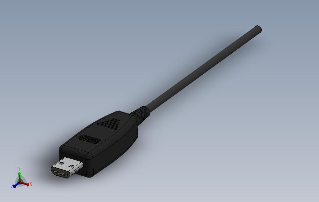 MicroHDMI连接器类型D电缆男性