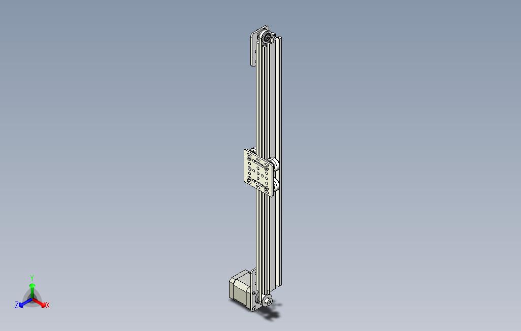NEMA17VSlot带驱动致动器500mm