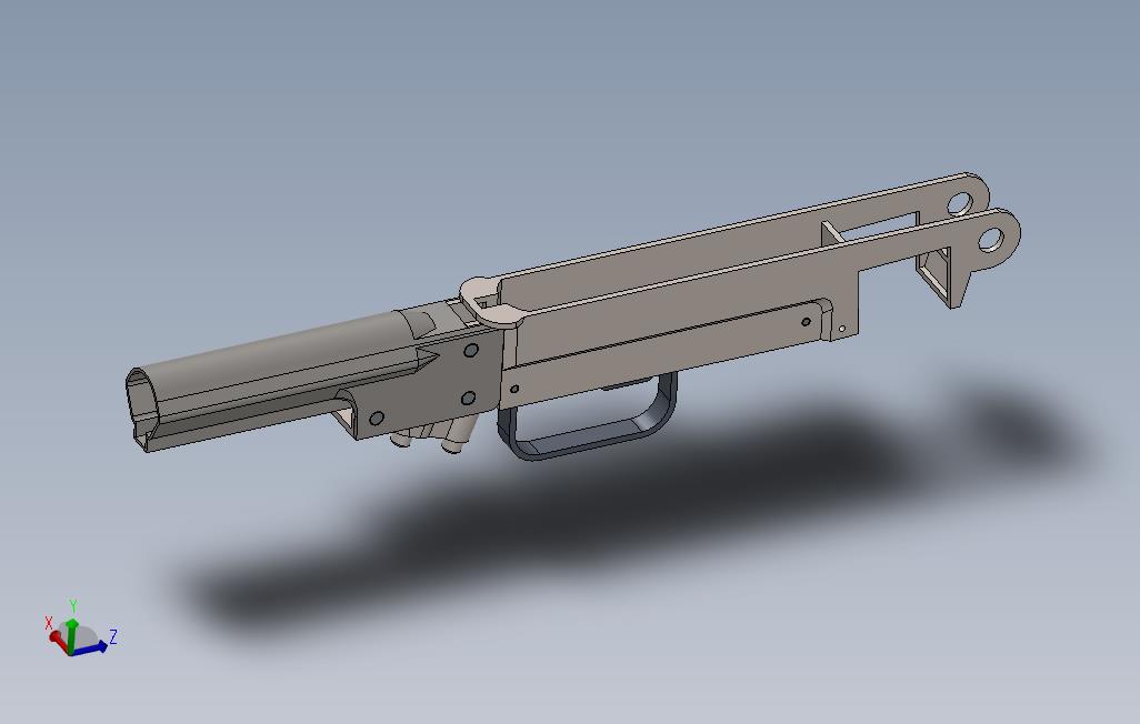 PPSH41冲锋枪现代化组件 主视图