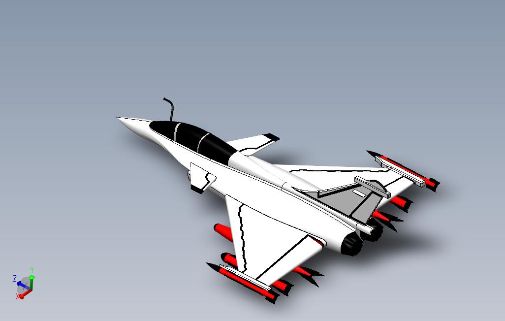 Rafale视频11皮瓣运动组装的多体造型_SOLIDWORKS 2017_模型图纸免费下载 – 懒石网
