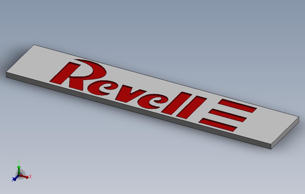 Revell名称板