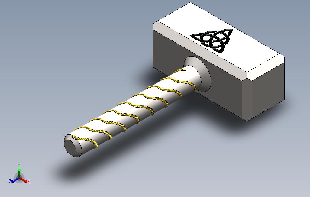 SolidWorksThor的锤子