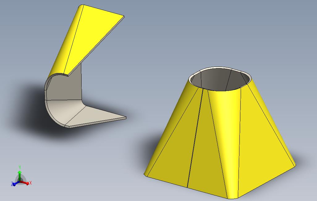 SolidWorksTutorialTutorial122SolidWorks的金属料斗易于设计