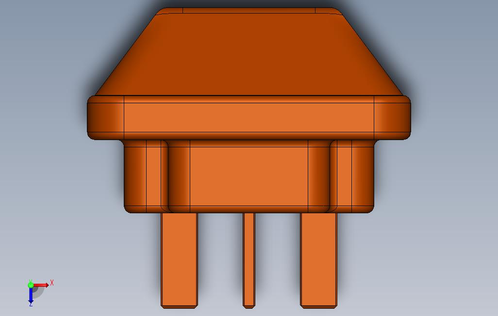 SolidWorks中的3PIN插头设计__模型图纸免费下载 – 懒石网