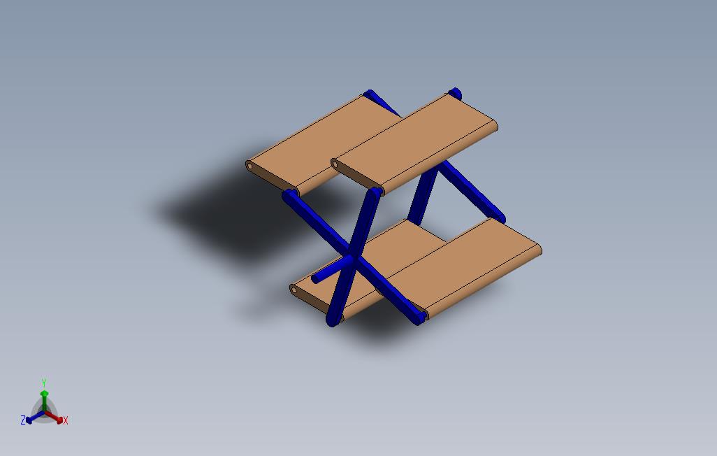 SolidWorks中的千烯ium轮旋转货架机制