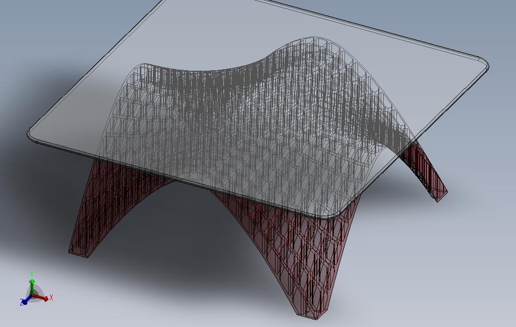 SolidWorks中的复杂表面表设计