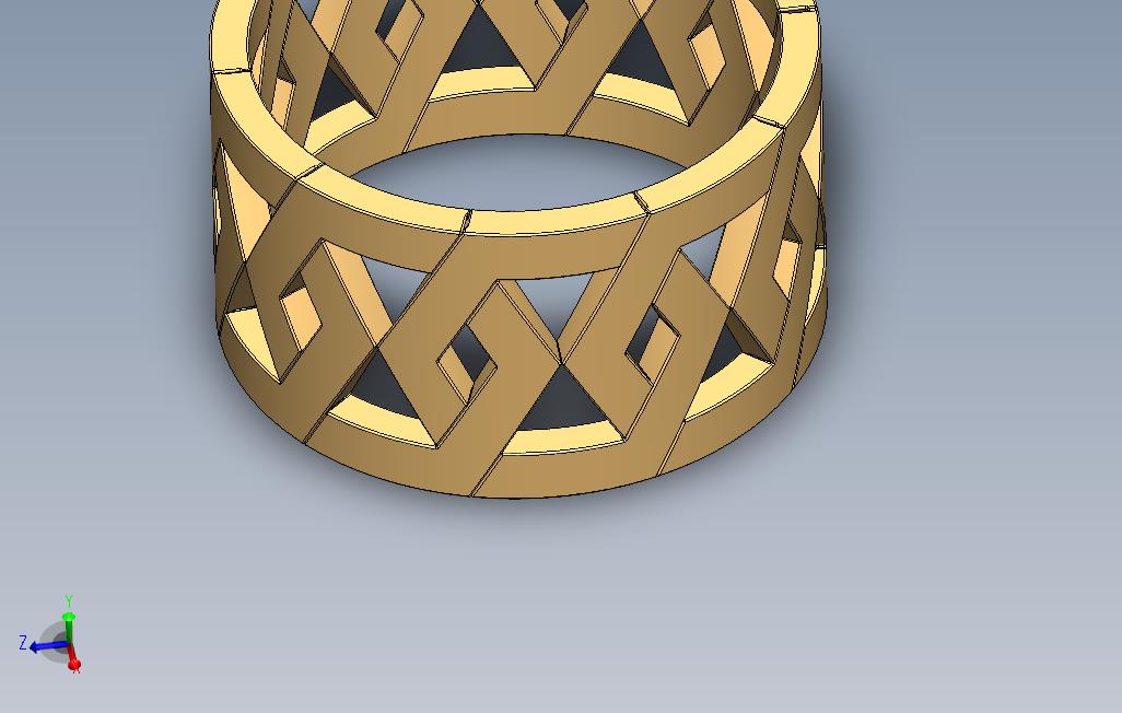 SolidWorks中的环形模型