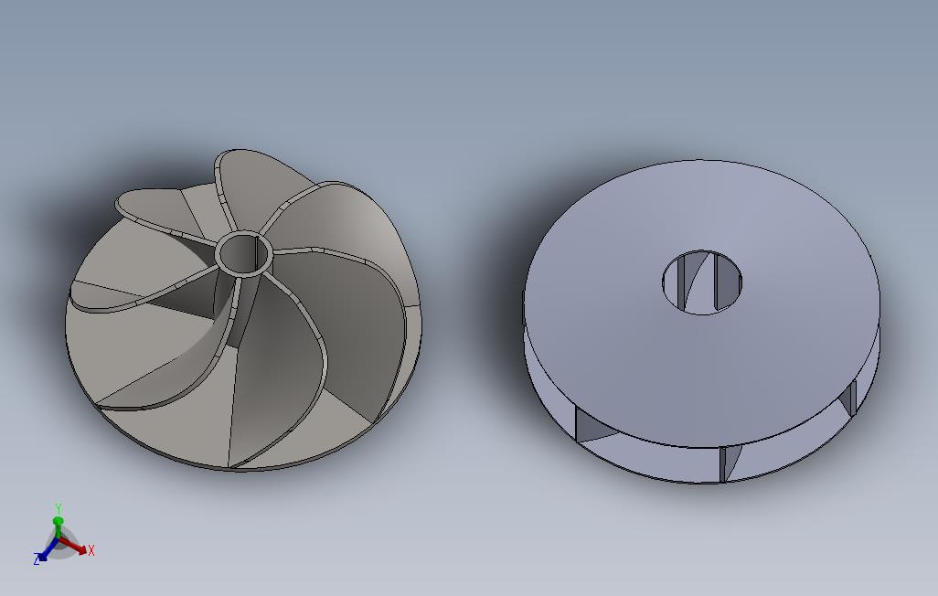 SolidWorks中的离心叶片叶轮设计