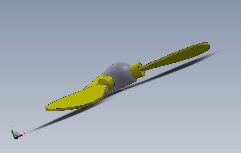 SolidWorks中的船螺旋桨调整机制