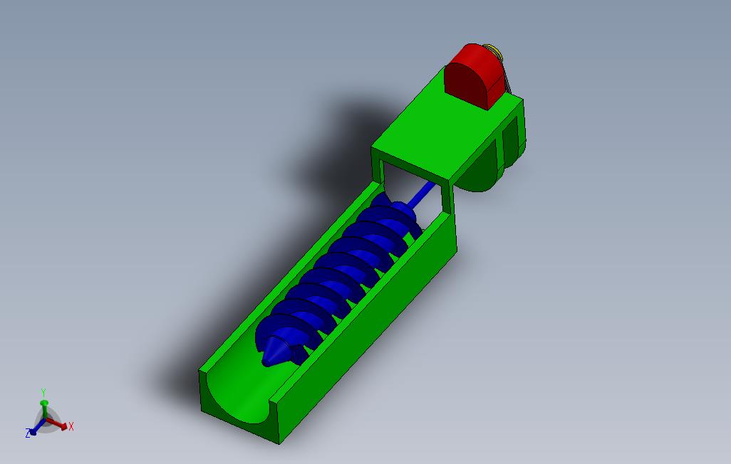 SolidWorks中的螺旋涡轮机