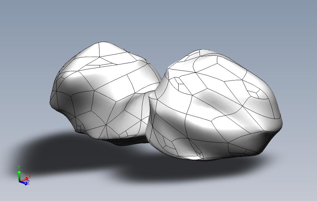 SolidWorks教程75如何在SolidWorks新设计中设计低聚岩石SolidWorks建模