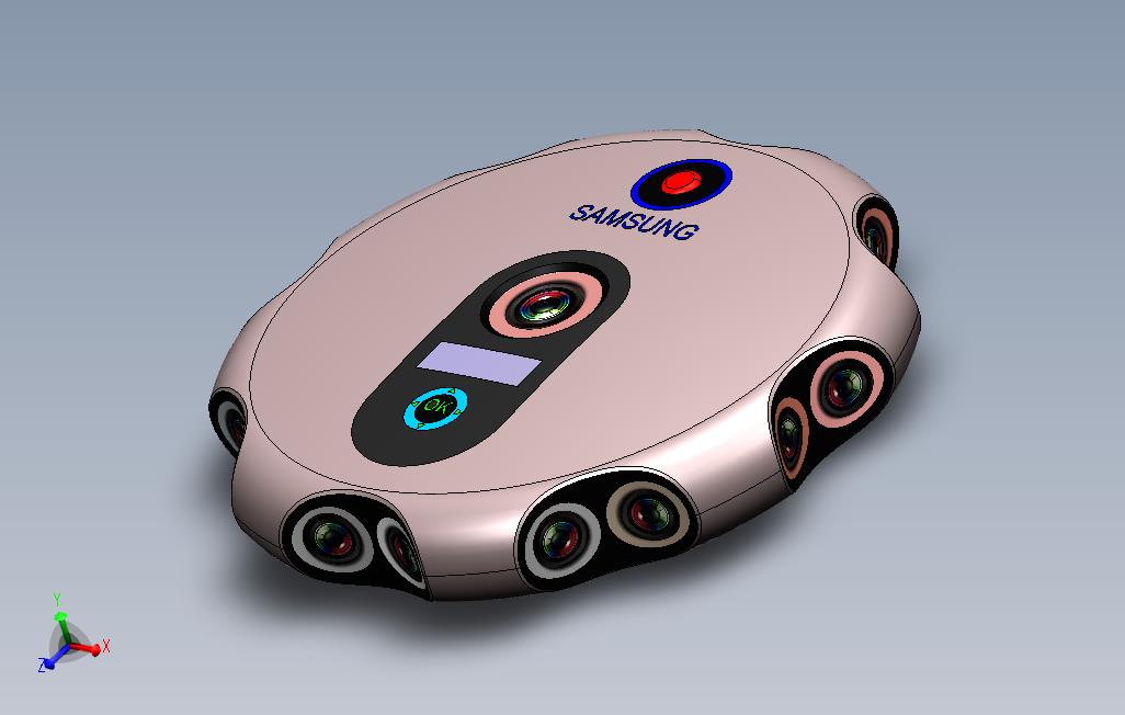 SolidWorks教程88如何在SolidWorks建模中设计三星360圆形相机