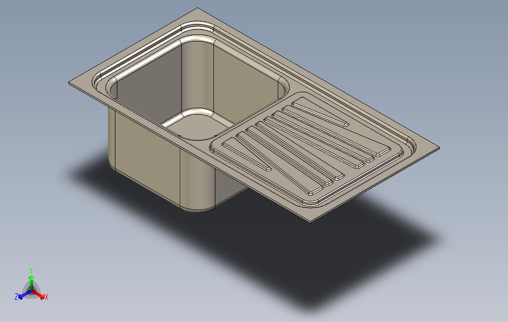 SolidWorks水槽