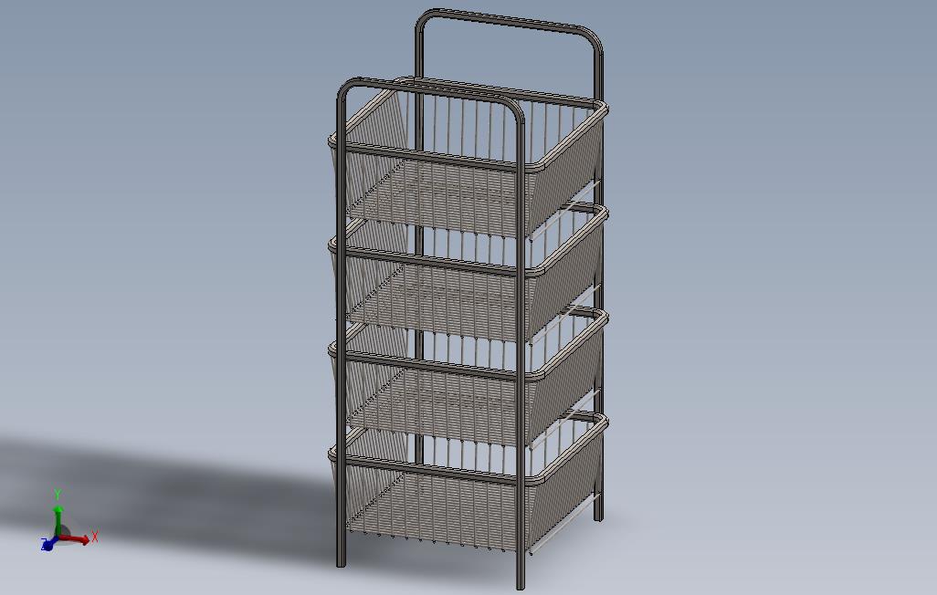 SolidWorks的蔬菜架