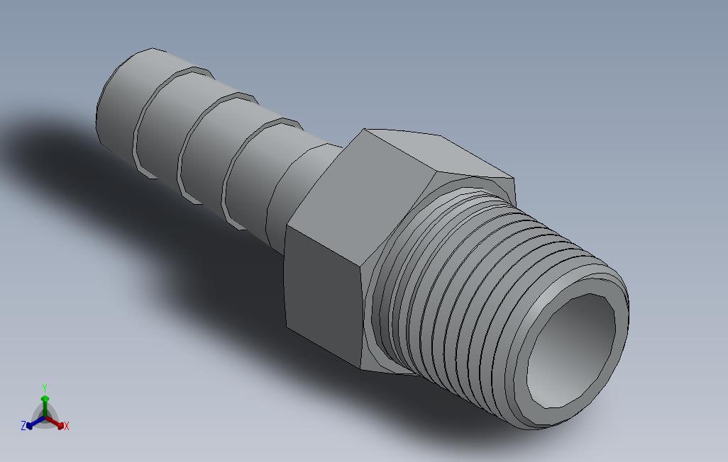 SPIGGER为软管38x线程38NPT_SOLIDWORKS 2018_模型图纸免费下载 – 懒石网