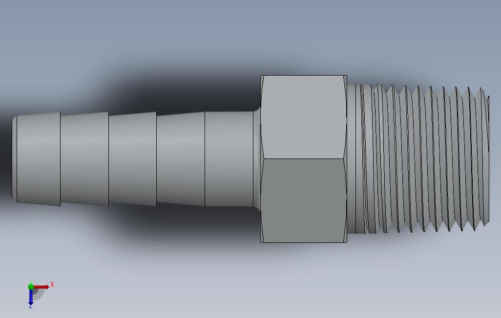 SPIGGER为软管38x线程38NPT_SOLIDWORKS 2018_模型图纸免费下载 – 懒石网