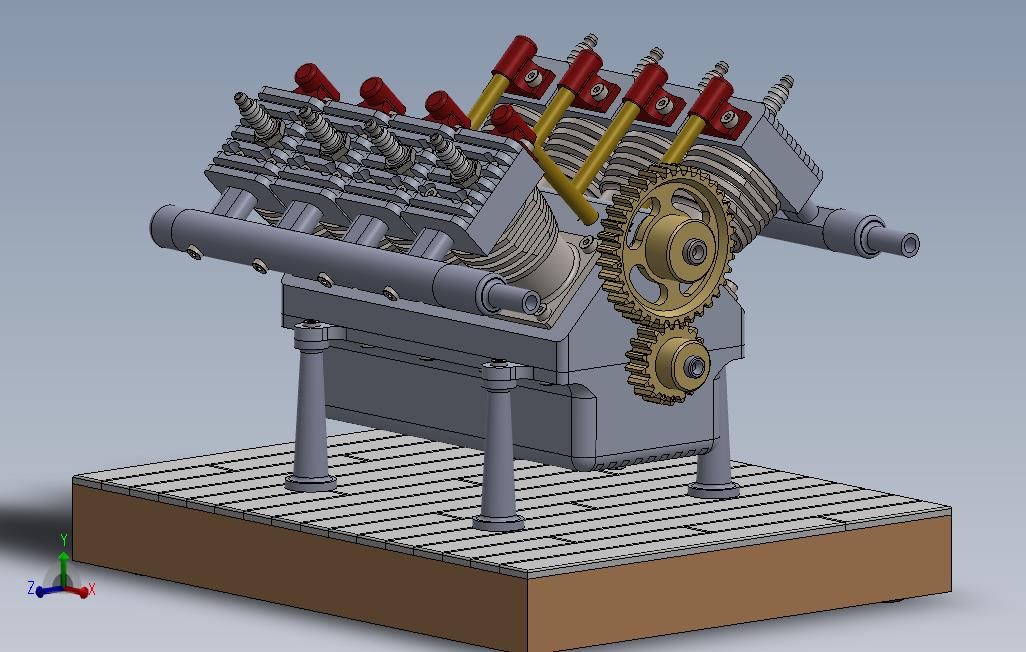 V8CO2发动机V1